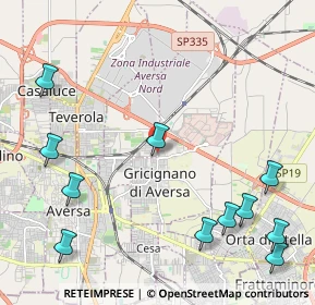 Mappa Via Alberto Moravia, 81030 Gricignano di Aversa CE, Italia (3.04455)