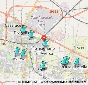 Mappa Via Alberto Moravia, 81030 Gricignano di Aversa CE, Italia (2.47273)