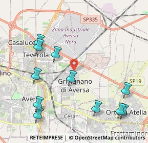 Mappa Via Alberto Moravia, 81030 Gricignano di Aversa CE, Italia (2.68636)