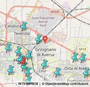 Mappa Via Alberto Moravia, 81030 Gricignano di Aversa CE, Italia (3.19824)