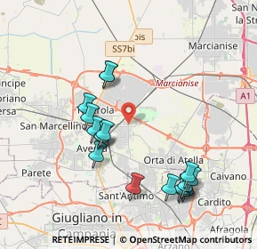 Mappa Via Alberto Moravia, 81030 Gricignano di Aversa CE, Italia (4.22059)