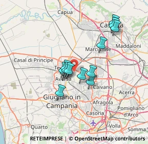 Mappa Via Alberto Moravia, 81030 Gricignano di Aversa CE, Italia (5.92231)