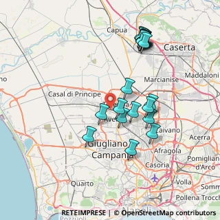 Mappa Aversa, 81030 Casaluce CE, Italia (8.015)