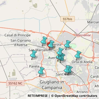 Mappa Aversa, 81030 Casaluce CE, Italia (3.55273)