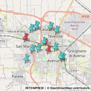 Mappa Aversa, 81030 Casaluce CE, Italia (1.65571)