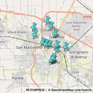 Mappa Aversa, 81030 Casaluce CE, Italia (1.35313)