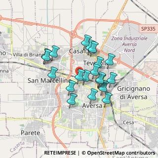 Mappa Aversa, 81030 Casaluce CE, Italia (1.493)