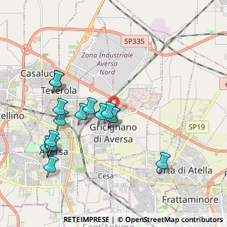 Mappa Via Salvatore Quasimodo, 81030 Gricignano di Aversa CE, Italia (2.19125)