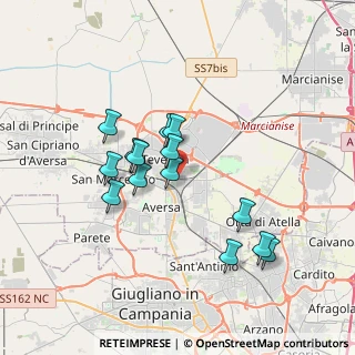 Mappa Via Vincenza Madama, 81030 Teverola CE, Italia (3.35714)