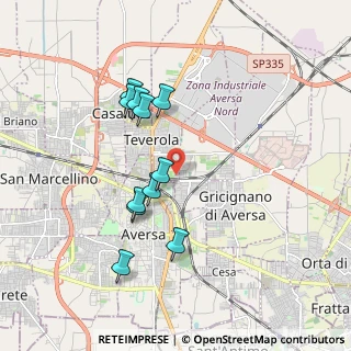 Mappa Via Vincenza Madama, 81030 Teverola CE, Italia (1.80091)