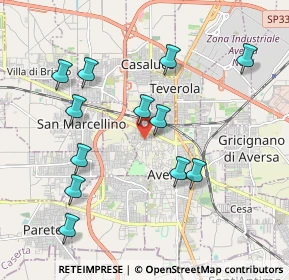 Mappa Via Enrico Altavilla, 81031 Aversa CE, Italia (2.165)