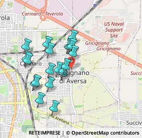 Mappa Via Nazario Sauro, 81030 Gricignano di Aversa CE, Italia (0.847)