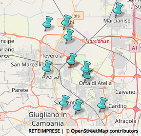 Mappa Via Nazario Sauro, 81030 Gricignano di Aversa CE, Italia (4.12182)