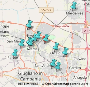 Mappa Vico Penta, 81030 Gricignano di Aversa CE, Italia (3.90429)