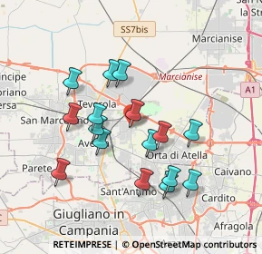 Mappa Vico Penta, 81030 Gricignano di Aversa CE, Italia (3.55063)