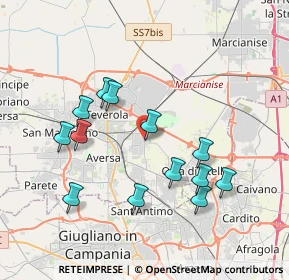 Mappa Via Nazario Sauro, 81030 Gricignano di Aversa CE, Italia (3.94462)