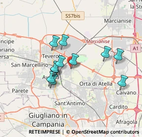 Mappa Via Nazario Sauro, 81030 Gricignano di Aversa CE, Italia (3.10364)