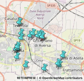 Mappa Via Nazario Sauro, 81030 Gricignano di Aversa CE, Italia (2.204)