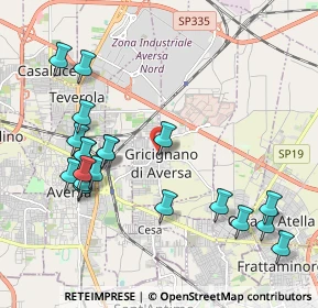 Mappa Vico Penta, 81030 Gricignano di Aversa CE, Italia (2.423)