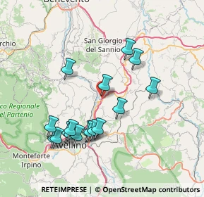 Mappa A16, 83039 Pratola Serra AV, Italia (7.90294)