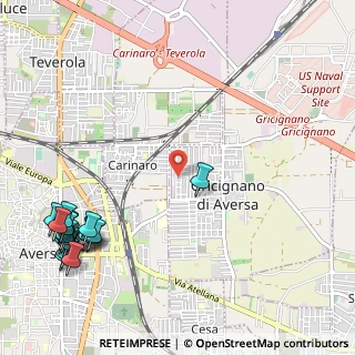 Mappa Via Gabriele D'Annunzio, 81030 Gricignano di Aversa CE, Italia (1.68)