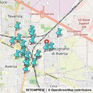 Mappa Via Gabriele D'Annunzio, 81030 Gricignano di Aversa CE, Italia (1.168)