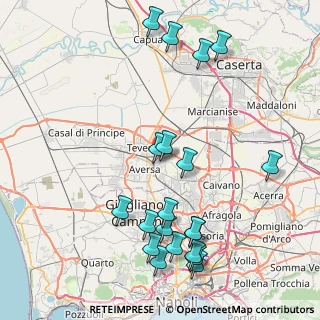 Mappa Via Gabriele D'Annunzio, 81030 Gricignano di Aversa CE, Italia (10.2385)