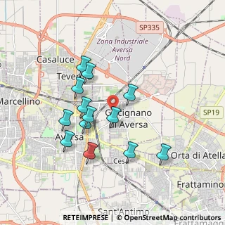 Mappa Via Gabriele D'Annunzio, 81030 Gricignano di Aversa CE, Italia (1.76769)
