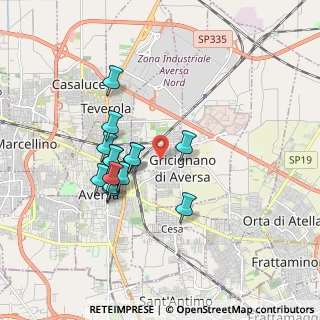 Mappa Via Gabriele D'Annunzio, 81030 Gricignano di Aversa CE, Italia (1.63286)