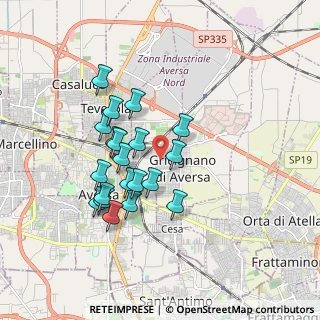 Mappa Via Gabriele D'Annunzio, 81030 Gricignano di Aversa CE, Italia (1.6775)