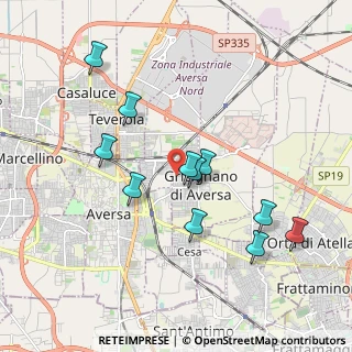Mappa Via Gabriele D'Annunzio, 81030 Gricignano di Aversa CE, Italia (1.94909)