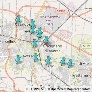 Mappa Via Gabriele D'Annunzio, 81030 Gricignano di Aversa CE, Italia (2.065)