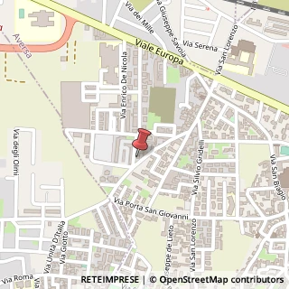 Mappa Via Antonio Segni, 107, 81031 Aversa, Caserta (Campania)