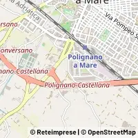 Hartă Polignano a Mare