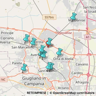 Mappa Viella Dietro Croce, 81030 Gricignano di Aversa CE, Italia (3.67818)