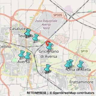 Mappa Viella Dietro Croce, 81030 Gricignano di Aversa CE, Italia (2.37)