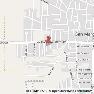 Mappa Via Bari, 07, 81030 San Marcellino, Caserta (Campania)