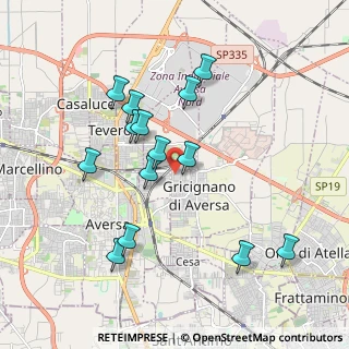 Mappa Via Benedetto Croce, 81030 Gricignano di Aversa CE, Italia (1.975)