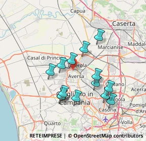 Mappa Viale Europa, 81031 Aversa CE, Italia (7.02929)