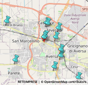 Mappa Viale Europa, 81031 Aversa CE, Italia (2.10083)