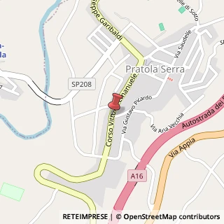 Mappa Via A. Abegg, 2, 83039 Pratola Serra, Avellino (Campania)