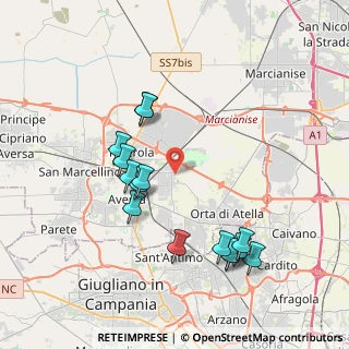 Mappa Via A. di Crollanza, 81030 Gricignano di Aversa CE, Italia (4.244)