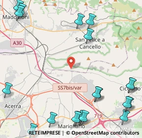 Mappa Via Reno, 81027 San Felice a Cancello CE, Italia (7.0495)