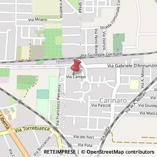 Mappa Via baracca 3, 80029 Carinaro, Caserta (Campania)