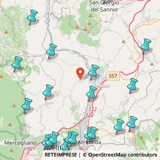 Mappa Località Molegneto, 83030 Prata di Principato Ultra AV, Italia (7.0695)