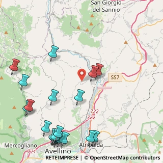Mappa Località Molegneto, 83030 Prata di Principato Ultra AV, Italia (6.4625)