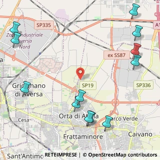 Mappa Via Marco Pantani, 81030 Orta di Atella CE, Italia (3.27417)