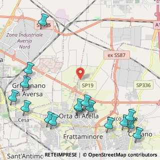 Mappa Via Marco Pantani, 81030 Orta di Atella CE, Italia (3.31313)