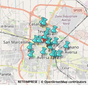 Mappa Via San Lorenzo, 81031 Aversa CE, Italia (1.22944)