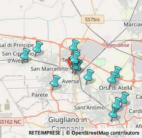 Mappa Via San Lorenzo, 81031 Aversa CE, Italia (3.74357)